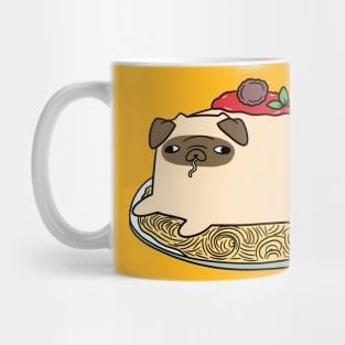 Spaghetti Pug Mug